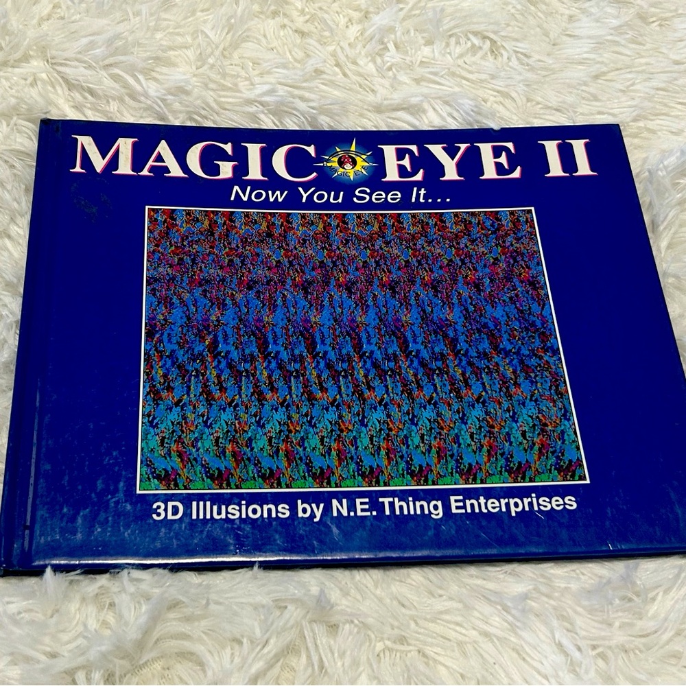 🔴2/$10 Magic Eye II 3D Illusion Book